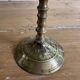 Five-branched brass candlestick