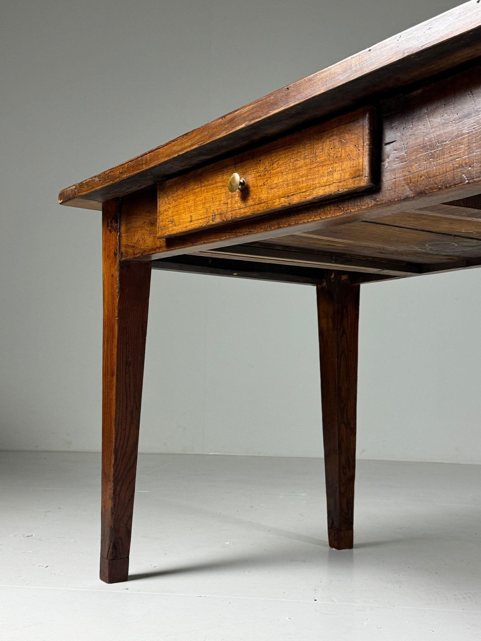 Table de ferme française de 292 cm