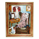 Oil painting on canvas , signed painting