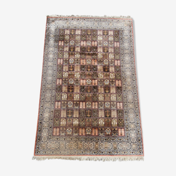 Antique silk rug 181 × 289 cm