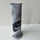 Ceramic roller vase, La Combe du Lac, Lamoura, 26cm