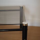 Smoked glass side table