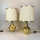 Pair of Italian Brass Table Lamp, 1970s
