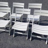 6 chaises  jardin vntage 60 70 R Gleizes