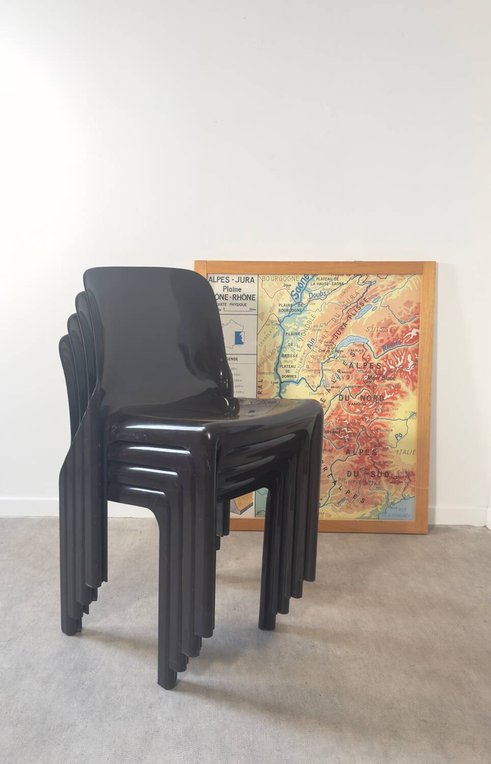 4 Selene Chairs - Artemide - Vico Magistretti