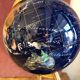 Globe terrestre g.e.m in lapis, hard pierres and motherpearl