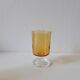 Lot de 3 verres à pied ambrée