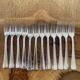 23 silver-plated metal forks Ercuis