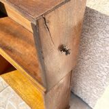 Vintage oak geometric drawer floor