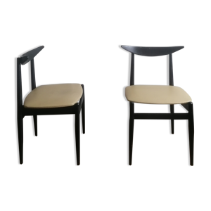 paire de chaises scandinaves