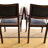 Pair of Art Deco Bridges Armchairs