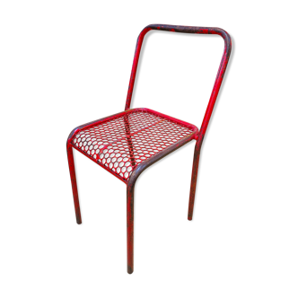 Open metal chair