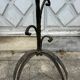 Ancient church lectern, wrought iron music stand