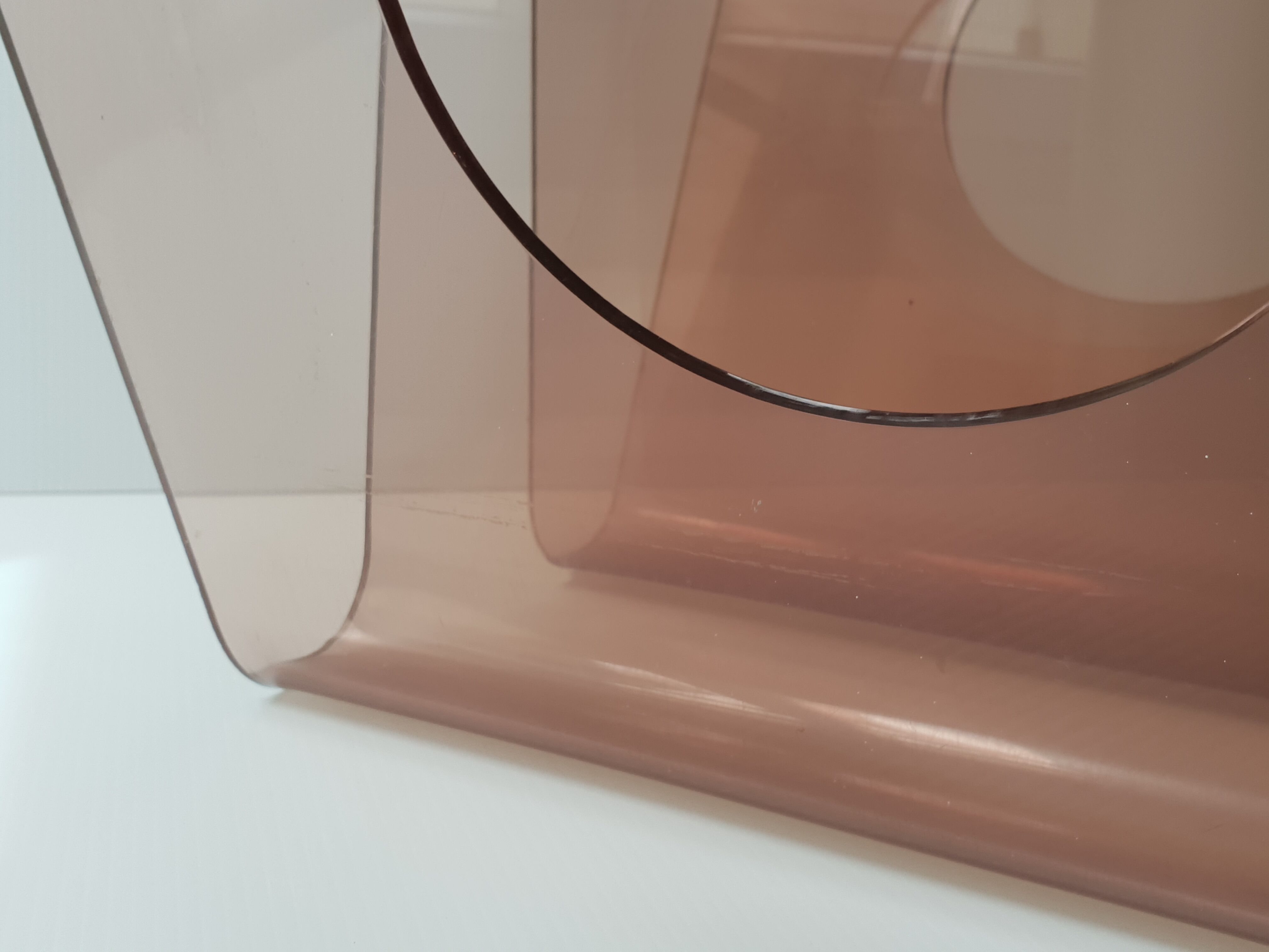 Michel Dumas magazine holders in Plexiglas