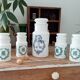 Set of vintage Italian opaline jars