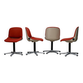 4 Wilkhahn “space age” chairs, circa 1970