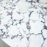 Tulip table in Calacatta marble by Eero Saarinen Ø 120 cm - Knoll - vintage