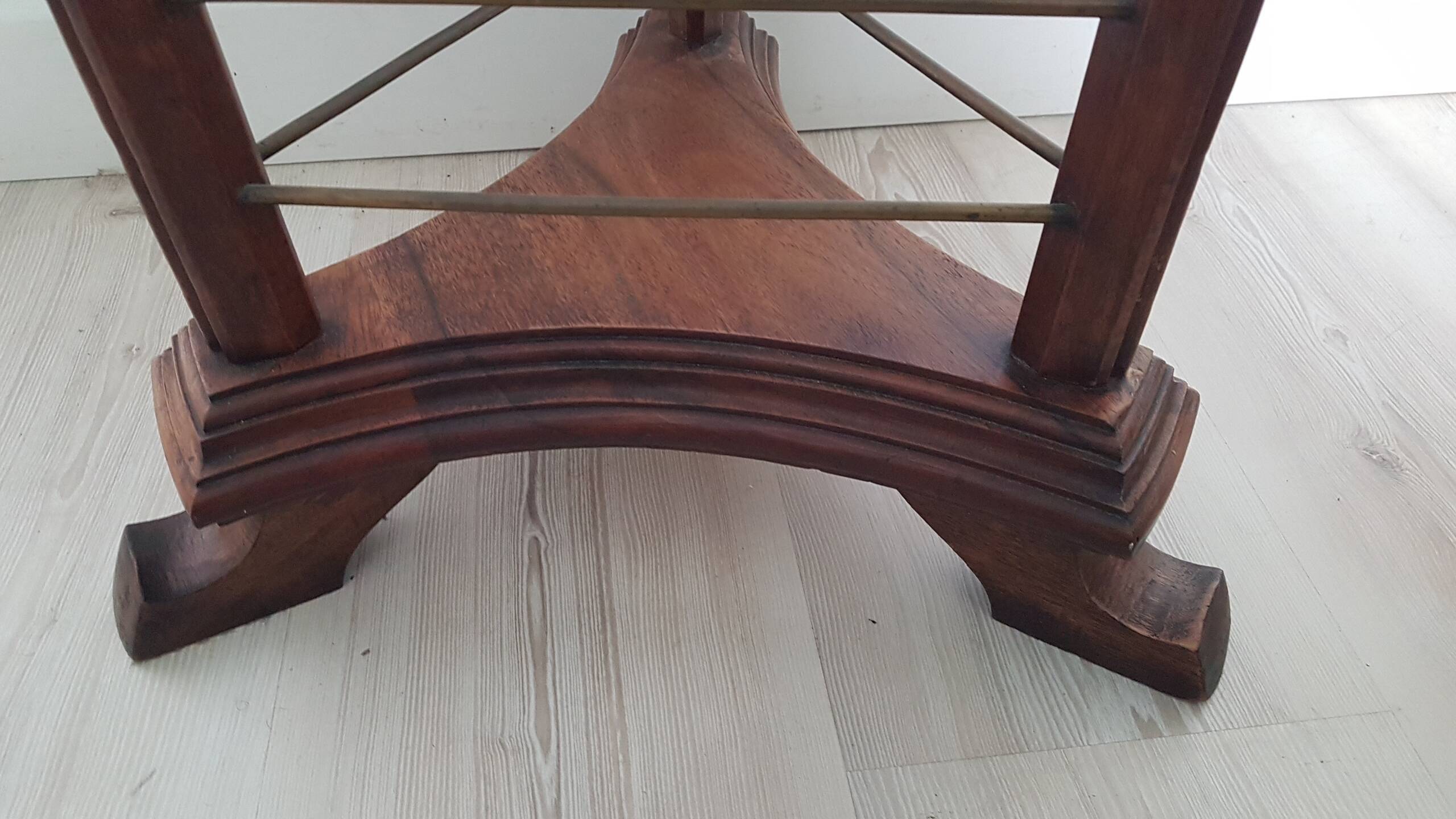 Door Plates or presentation column 1900/1930 in walnut