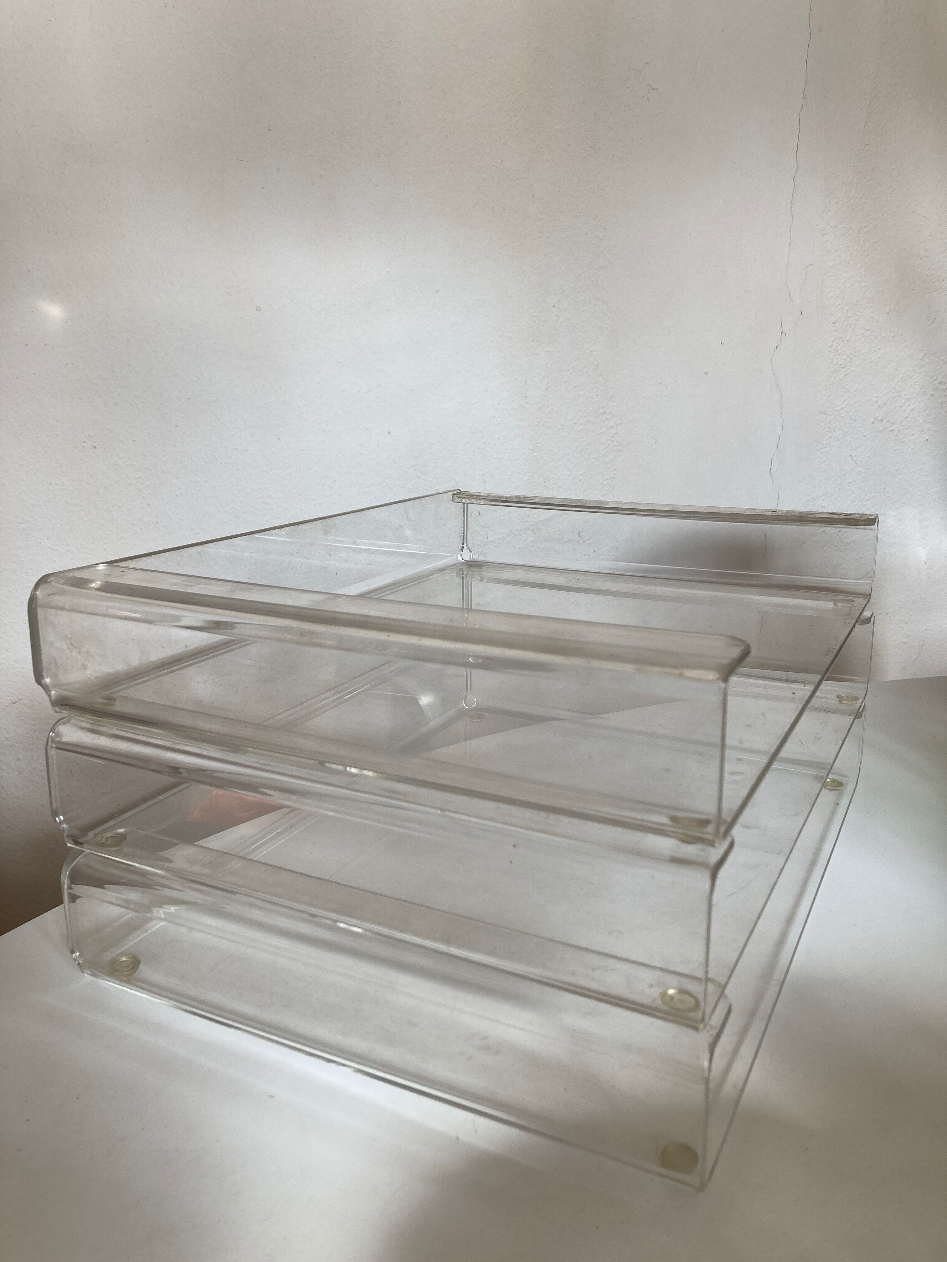 Product BhV Set of 3 Plexiglas document benches