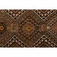 1970s Vintage Turkish Oushak Handmade Wool Cotton Orange Runner Rug 132X341
