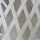Pair of antique garden chairs, wrought iron, white paint.
