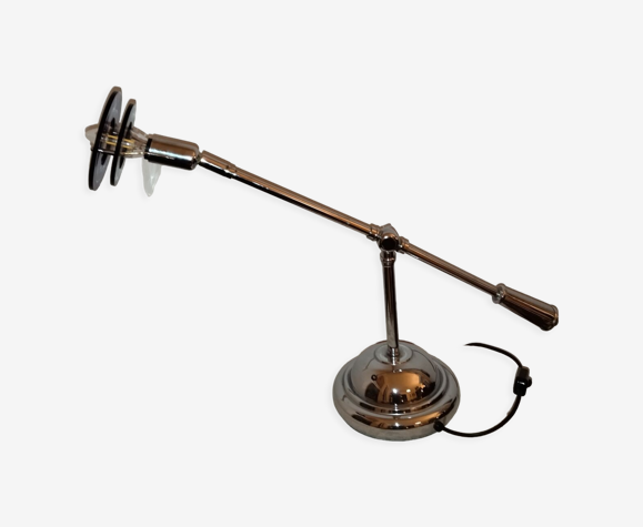 Lampe en métal chromé articulée