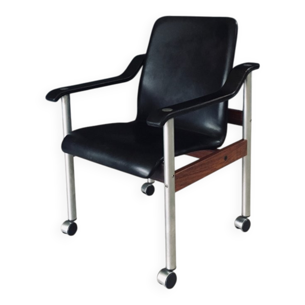 Mid-Century Modern Scandinavian Office Chair from Dyrlund, Denmark, 1960s