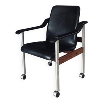 Mid-Century Modern Scandinavian Office Chair from Dyrlund, Denmark, 1960s