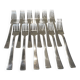 12 Christofle Concorde silver plated dessert forks, 17cm