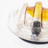 Large muranoglass flush mount light by AV Mazzega