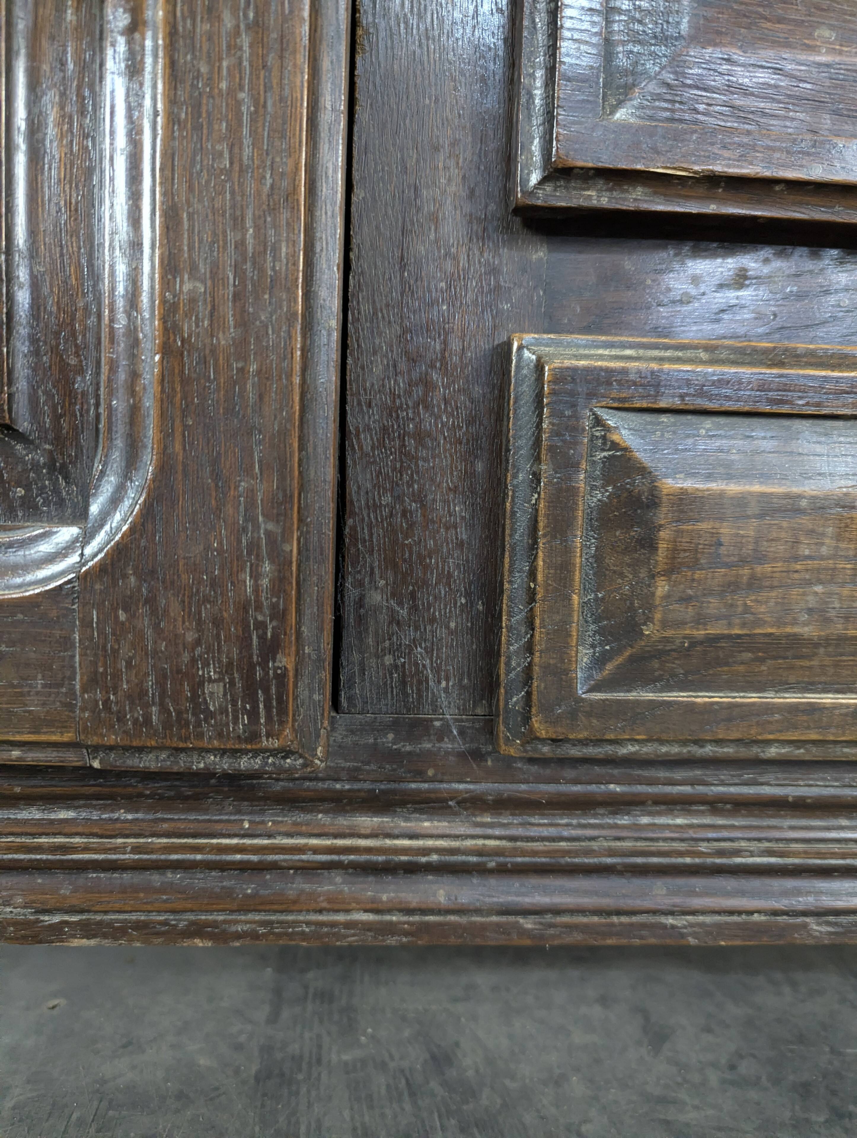 Brutalist sideboard in the spirit of Dudouyt.