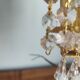 Pair of vintage Presiosa crystal wall lights