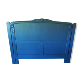 160 old slate grey headboard waxed finish