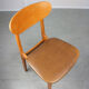 Vintage Italian Leatherette Dining Chairs, set of 3