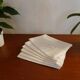 6 openwork napkins cotton mixed race 47 x 47 flower decoration