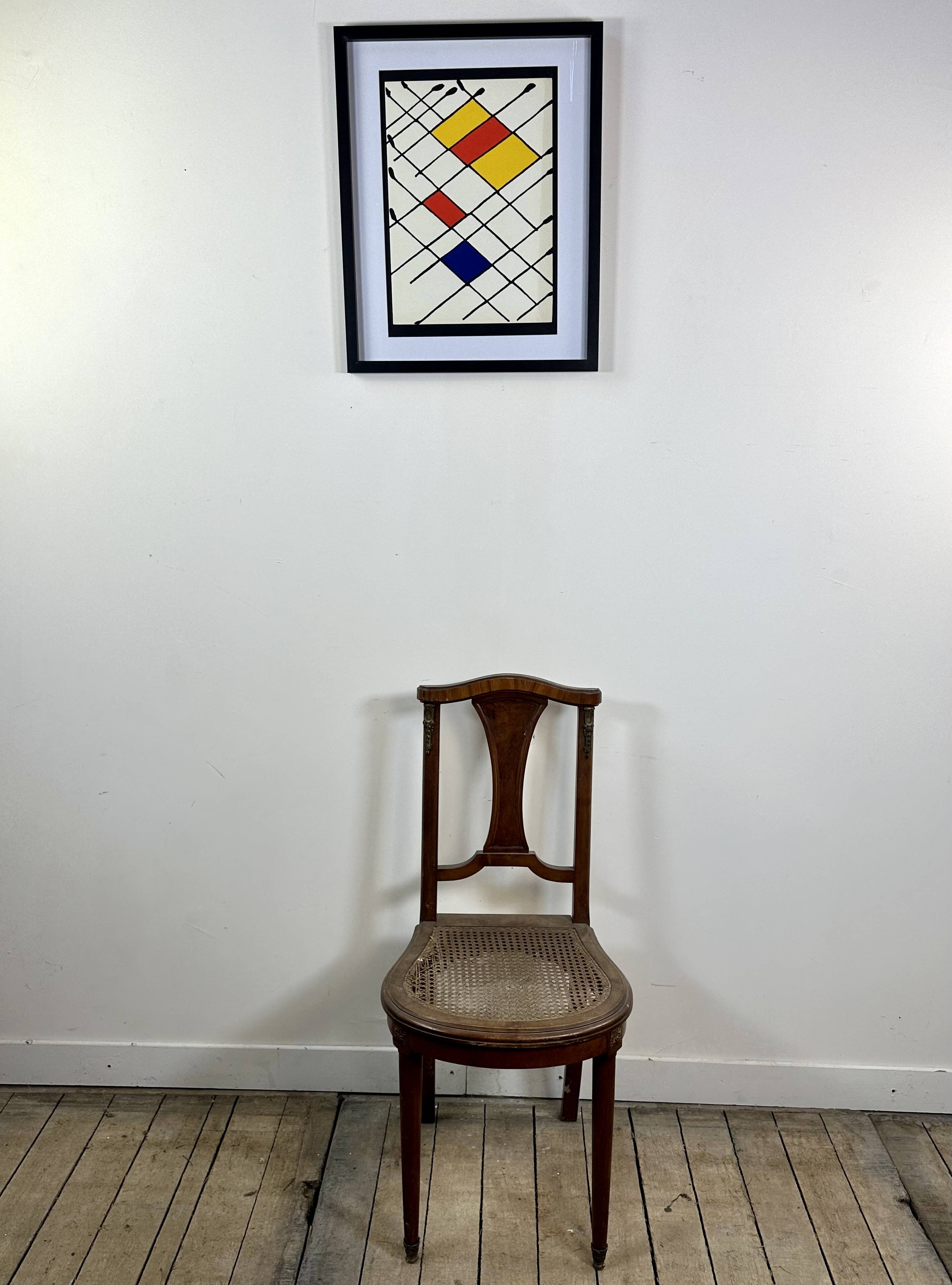Original lithograph "Checkerboard" by Alexander Calder - Behind the Mirror No. 1
