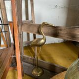 Pink flamingo in brass