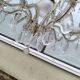 10-branch glass tassel chandelier