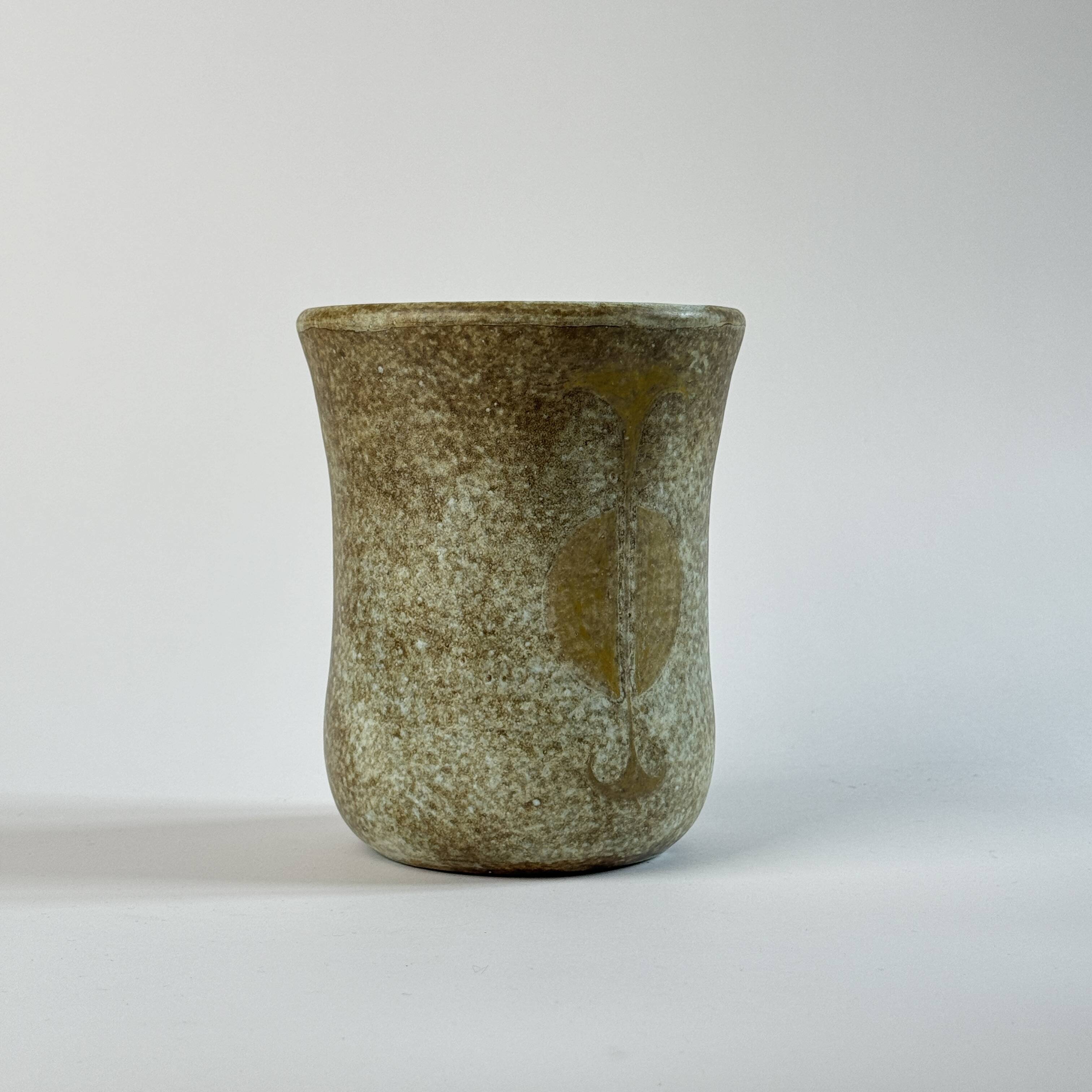 Ceramic vase by the 2 potiers, France, circa 1950