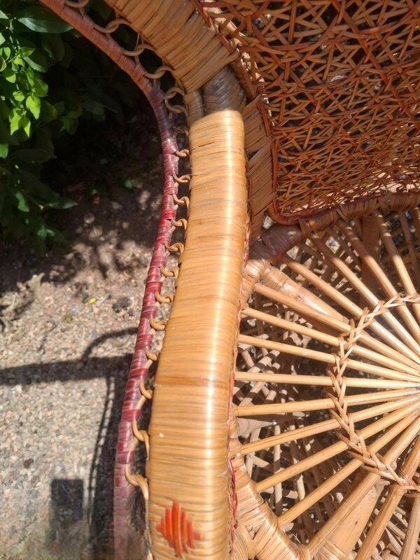 Fauteuil rotin style Emmanuelle