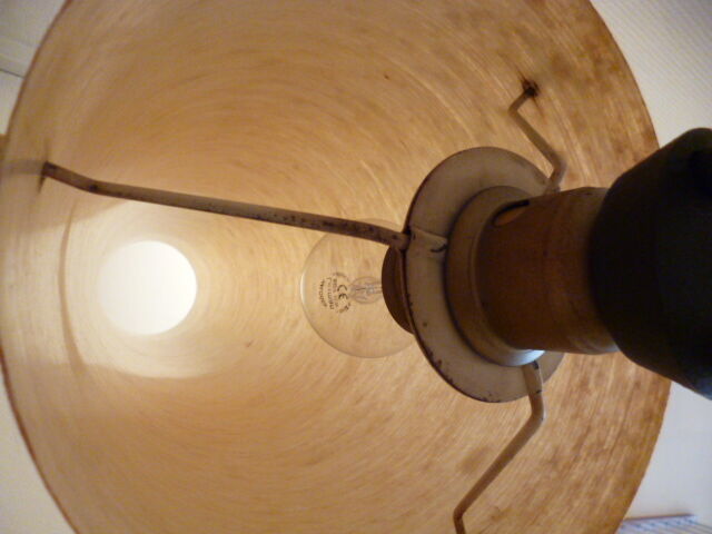 Lamp vintage of 50 years in resin