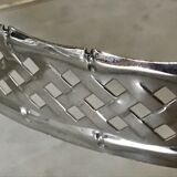 Silver metal aperitif tray circa 1950