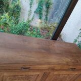 Parisian art deco sideboard in natural chestnut