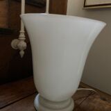 Opaline white lamp