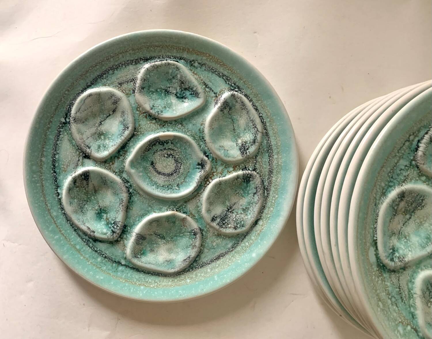 Assiettes à huîtres