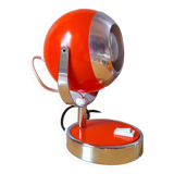 Space age eyeball lamp orange 70s