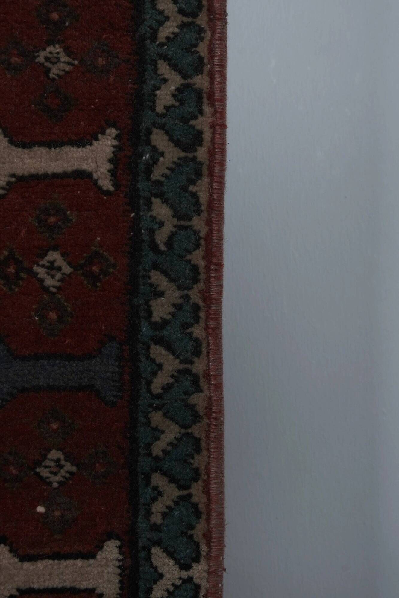 Vintage Turkish hallway rug 112x450 cm