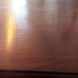Mahogany side table with shutters