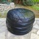 Leather pouf De Sede 1970