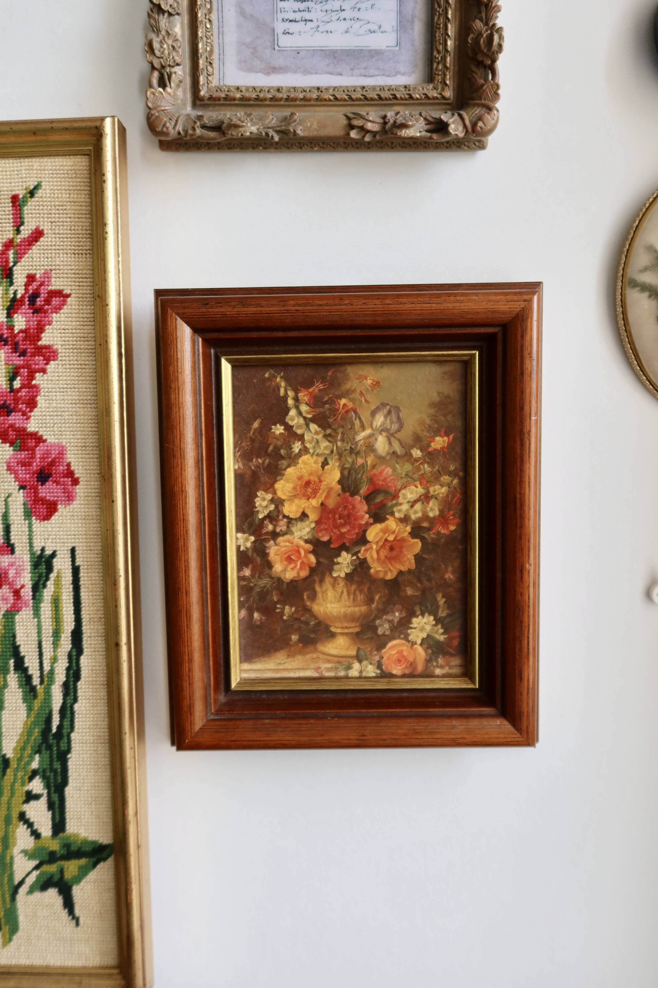 Vintage oil on canvas "The glory of nature" signed A.Williams